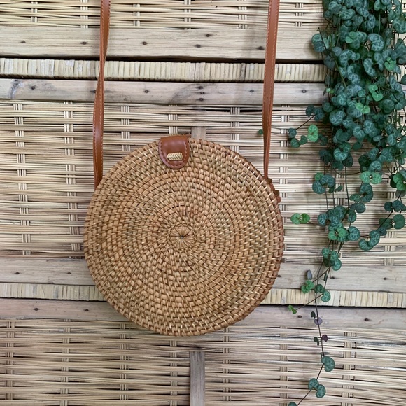 None Handbags - Rattan crossbody bag